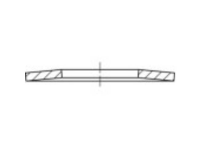 TOOLCRAFT 137349 Schijfveren Binnendiameter: 10.2 Mm DIN 2093 Verenstaal 200 stuk(s)