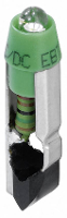 Schlegel L5,5K24UR LED (Ø x l) 5.8 Mm x 22 mm Rood 1 stuk(s)