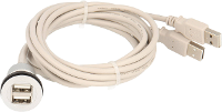 Schlegel Schlegel Elektrokontakt RRJ_2USB_150CM 2x USB 2.0 Bus A   2x USB 2.0 Stekker A 1 stuk(s)