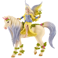 Schleich Bayala   Sera met bloemen eenhoorn speelfiguur 70565