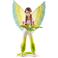 Schleich Bayala   Surah met papegaai Kuack, speelgoedfiguur 70584