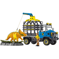 Schleich Dinosaurs   Dinosauriërs truckmissie speelgoedvoertuig