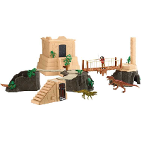 Schleich Dinosaurs   Megaset Dinotempelverovering speelfiguur