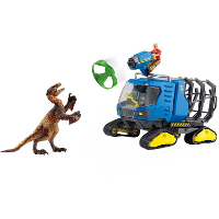 Schleich Dinosaurs   Terreinvoertuig speelfiguur