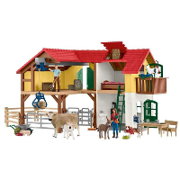 Schleich Farm World   Boerderij met stal en dieren speelfiguur