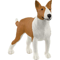 Schleich Farm World   Bulterriër speelfiguur