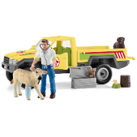 Schleich Farm World   Dierenartsbezoek op de boerderij speelfiguur