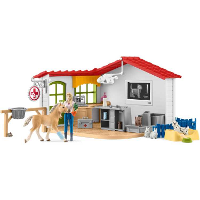 Schleich Farm World   Dierenartspraktijk met huisdieren speelfiguur