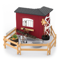 Schleich Farm World   Geitenstal speelfiguur
