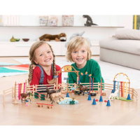 Schleich Farm World   Pony agility wedstrijd speelfiguur