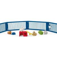 Schleich Farm World   Tehuis voor konijntjes en cavia's speelfiguur
