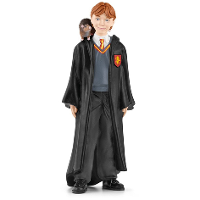Schleich Harry Potter   Ron Wemel en Schurfie speelfiguur