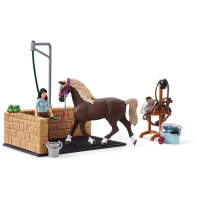 Schleich HC Waschplatz mit Emily & Luna speelfiguur