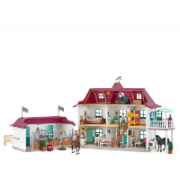 Schleich Horse Club   Lakeside paardenboerderij speelfiguur