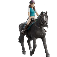Schleich Horse Club   Lisa en Storm speelfiguur