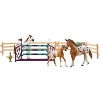 Schleich Horse Club   Lisa's toernooitraining speelfiguur
