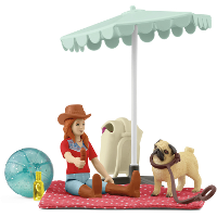 Schleich Horse Club   Trip naar het zwemmeer speelset