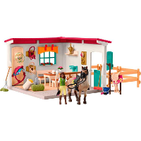 Schleich Horse Club   Zadelkameruitbreiding speelfiguur