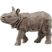 Schleich Wild Life   Indische neushoornbaby speelfiguur