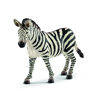 Schleich Wild Life   Zebra, vrouwelijk speelfiguur
