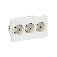 Schneider Electric 5940310 Inbouwdoos Wandcontactdoos dubbel 1 stuk(s) Wit