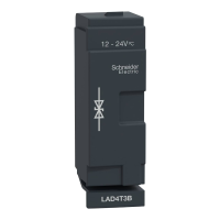 Schneider Electric LAD4T3B Bedieningsmodule, speciale diode, 24VAC/DC, voor D40A/D65A Verdeelkastaccessoire 1 stuk(s)