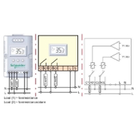 Schneider Electric Hygrostaat NSYCCOHY230VID 240 V (l x b x h) 44 x 56 x 85 mm 1 stuk(s)