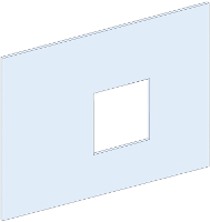 Schneider Electric PrismaSeT P, frontplaat, Compact NSX/NSX Vigi400 630 3 4 polig, verticaal, breedte = 650 mm, hoogte = 9 modules 1 stuk(s)