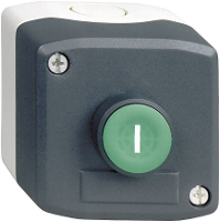 Schneider Electric XALD213 Harmony XALD213 Druktoets In behuizing 1 knop Groen, Rood Druk ontgrendeling 1 stuk(s)
