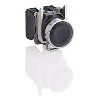 Schneider Electric XB4BA21 Harmony XB4BA21 Druktoets Bedieningsknop vlak 1 knop Zwart Druk ontgrendeling 1 stuk(s)