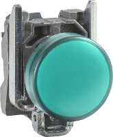 Schneider Electric XB4BVB3 Signaallamp Groen 24 V/DC, 24 V/AC 1 stuk(s)