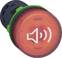 Schneider Electric XB5KS2G4 XB5KS2G4 Verlicht, Met fitting (l x b x h) 55 x 29 x 29 mm Rood 1 stuk(s)