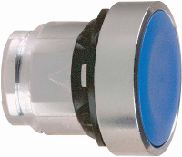 Schneider Electric ZB4BA6 Harmony ZB4BA6 Druktoets 1 knop Blauw Druk ontgrendeling 1 stuk(s)