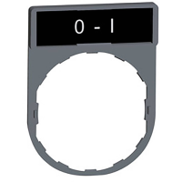 Schneider Electric ZBY2178C0 ZBY2178C0 Schilddrager Met schild (l x b) 40 mm x 30 mm 0/I 1 stuk(s) Piece