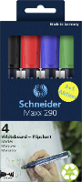 Schneider Schreibgeräte Whiteboard Marker Maxx 290 4er Etui sortiert, 3+1 Aktion 129084 Whiteboardmarker 4 stuk(s)