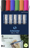 Schneider Schreibgeräte Whiteboard Marker Maxx 290 6er Set sortiert, 5+1 Aktion 129096 Whiteboardmarker 6 stuk(s)