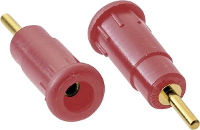 Schnepp BU 2800/RT Veiligheids labconnector, female Bus, inbouw Stift Ø: 2 mm Rood 1 stuk(s)