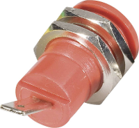 Schnepp BU 4600 rt Veiligheids labconnector, female Bus, inbouw verticaal Stift Ø: 4 mm Rood 1 stuk(s)