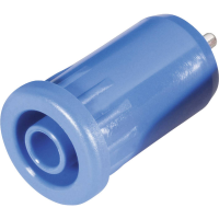 Schnepp BU 4800 bl Veiligheids labconnector, female Bus, inbouw verticaal Stift Ø: 4 mm Blauw 1 stuk(s)