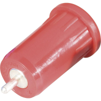 Schnepp BU 4800 rt Veiligheids labconnector, female Bus, inbouw verticaal Stift Ø: 4 mm Rood 1 stuk(s)