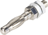 Schnepp EBFKST Lamellenstekker Stekker, inbouw verticaal Stift Ø: 4 mm Zilver 1 stuk(s)