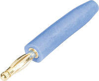 Schnepp FK 2000 Lamellenstekker Stekker, recht Stift Ø: 2 mm Blauw 1 stuk(s)