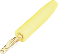 Schnepp FK 2000 Lamellenstekker Stekker, recht Stift Ø: 2 mm Geel 1 stuk(s)