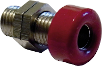 Schnepp Laboratoriumbus Bus, inbouw verticaal Stift Ø: 4 mm Rood 1 stuk(s)