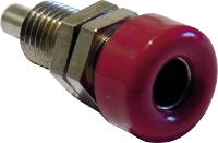 Schnepp Laboratoriumbus Bus, inbouw verticaal Stift Ø: 4 mm Zwart 1 stuk(s)