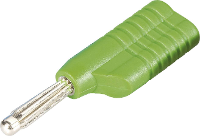 Schnepp S 4041 L gr Pluimstekker Stekker, recht Stift Ø: 4 mm Groen 1 stuk(s)