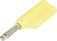 Schnepp S 4041 S Pluimstekker Stekker, recht Stift Ø: 4 mm Geel 1 stuk(s)