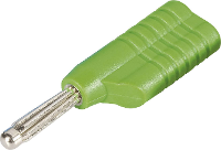 Schnepp S 4041 S Pluimstekker Stekker, recht Stift Ø: 4 mm Groen 1 stuk(s)
