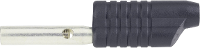 Schnepp S 4041 S Pluimstekker Stekker, recht Stift Ø: 4 mm Zwart 1 stuk(s)