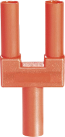 Schnepp SI FK 19/4 mB rt Veiligheids kortsluitingstekker Rood Stift Ø: 4 mm Penafstand: 19 mm 1 stuk(s)